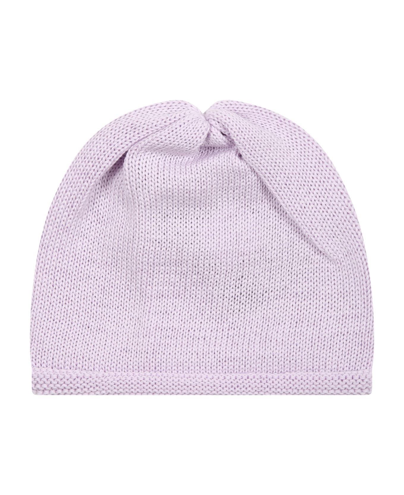 Little Bear Wisteria Hat For Baby Girl - Violet アクセサリー＆ギフト