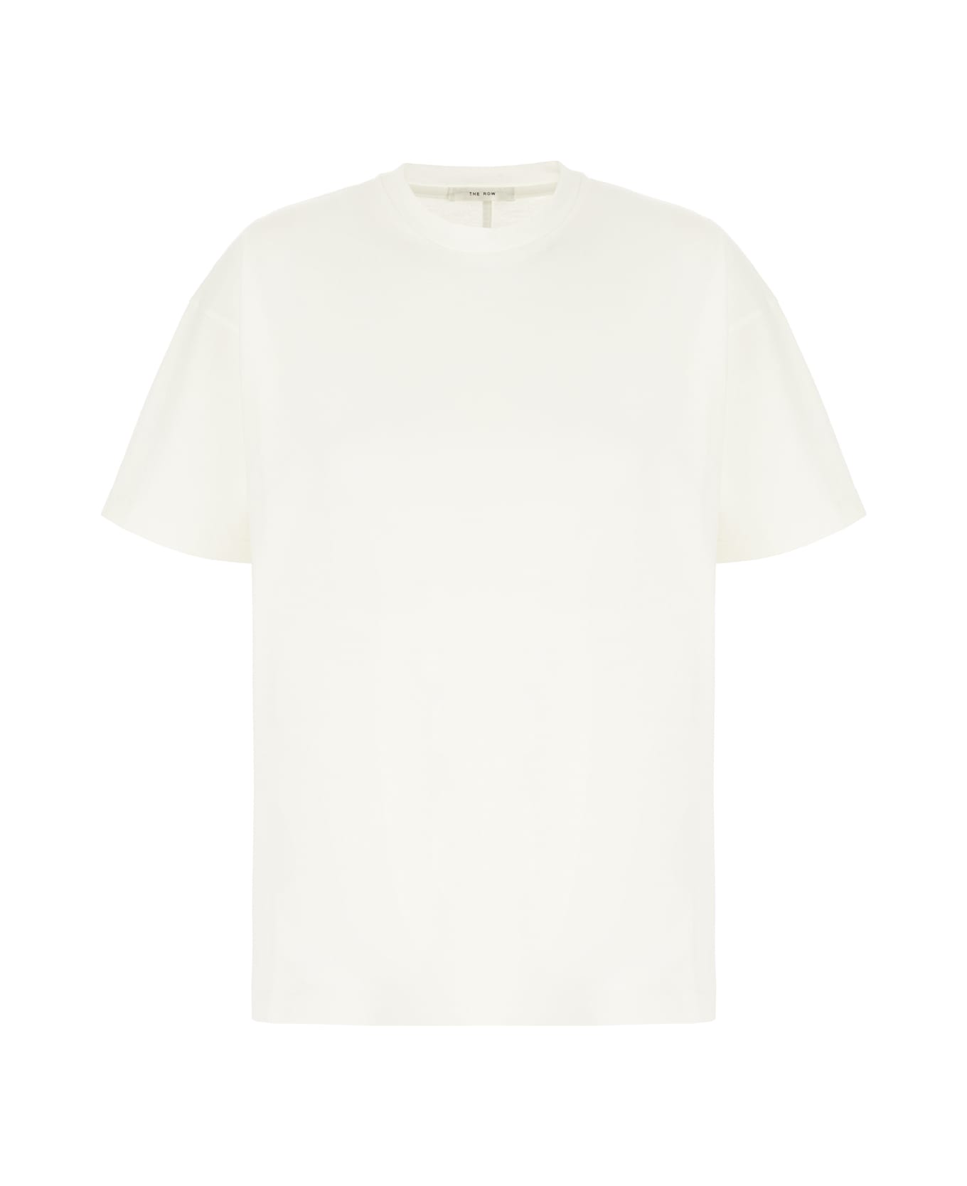 The Row Ivory Cotton Oversize T-shirt - OFF WHITE
