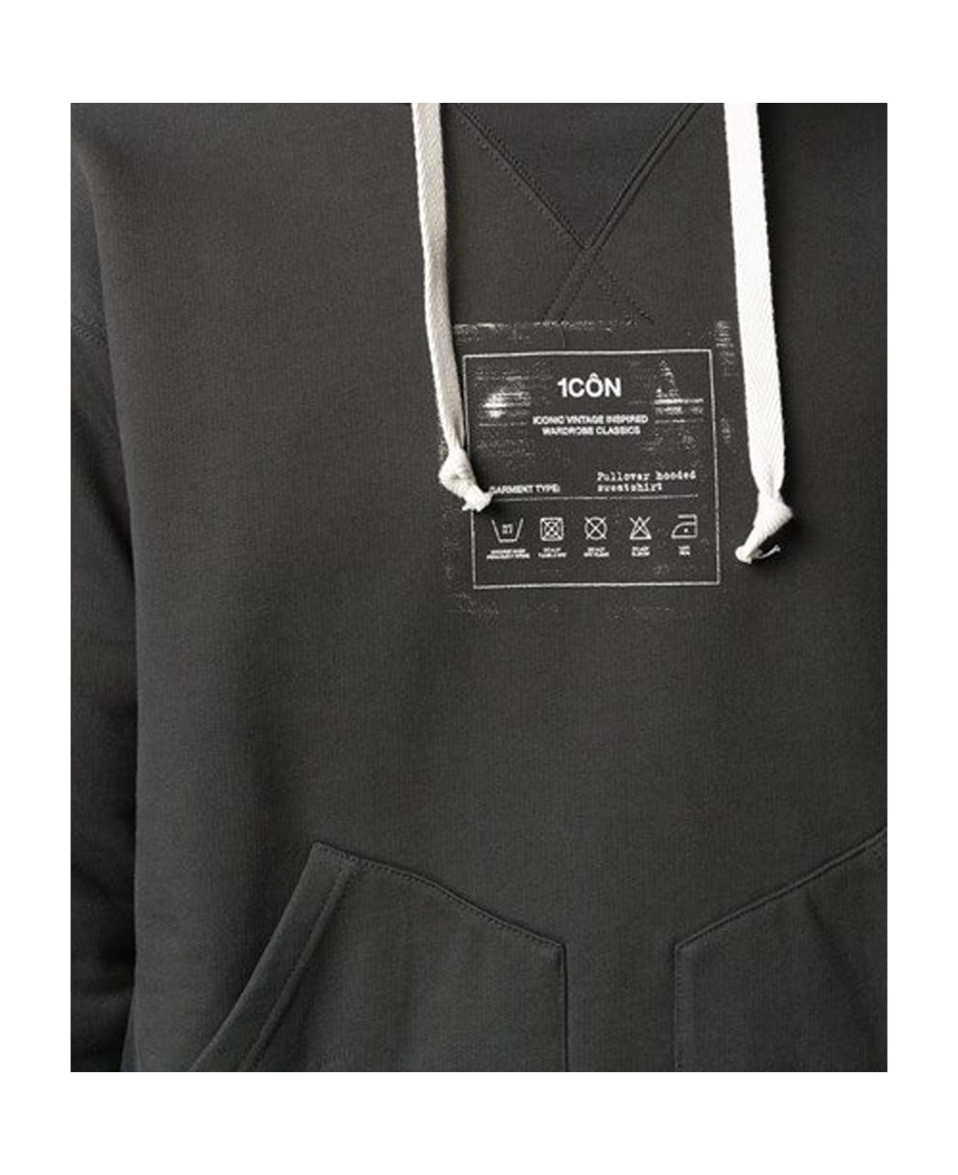 Maison Margiela Cotton Hooded Sweatshirt - Gray