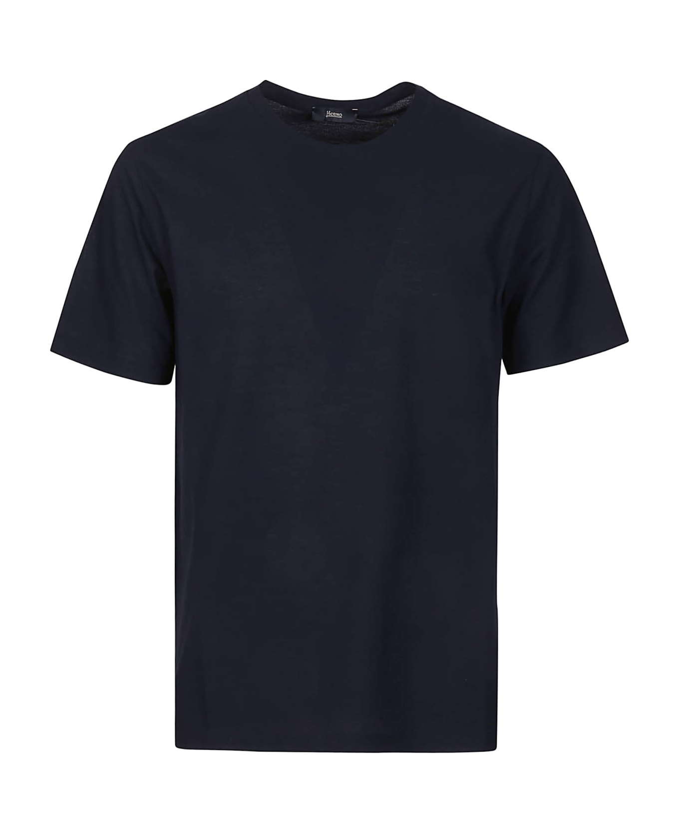 Herno Crepe T-shirt - Blu