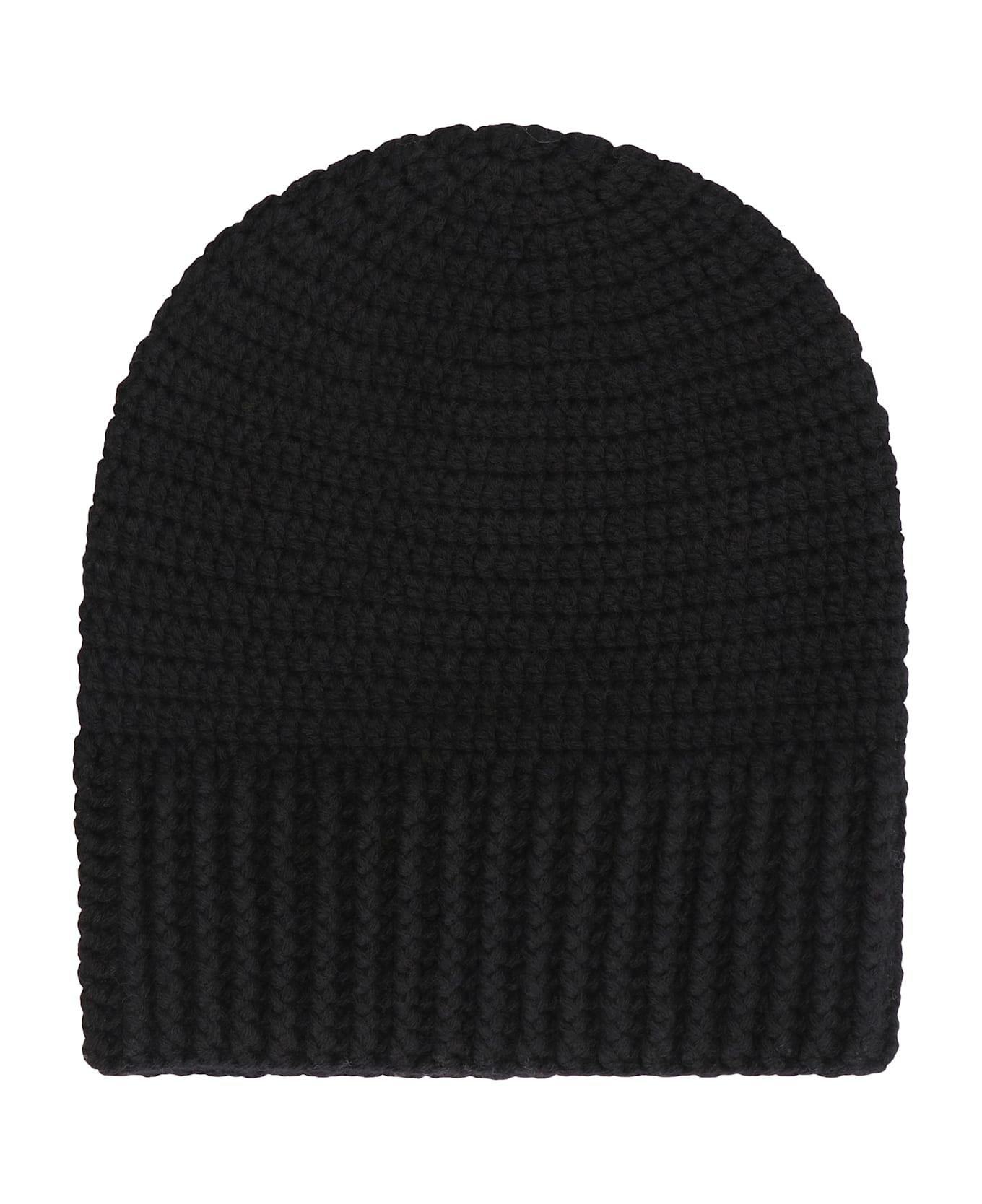 Malo Knitted Beanie - black