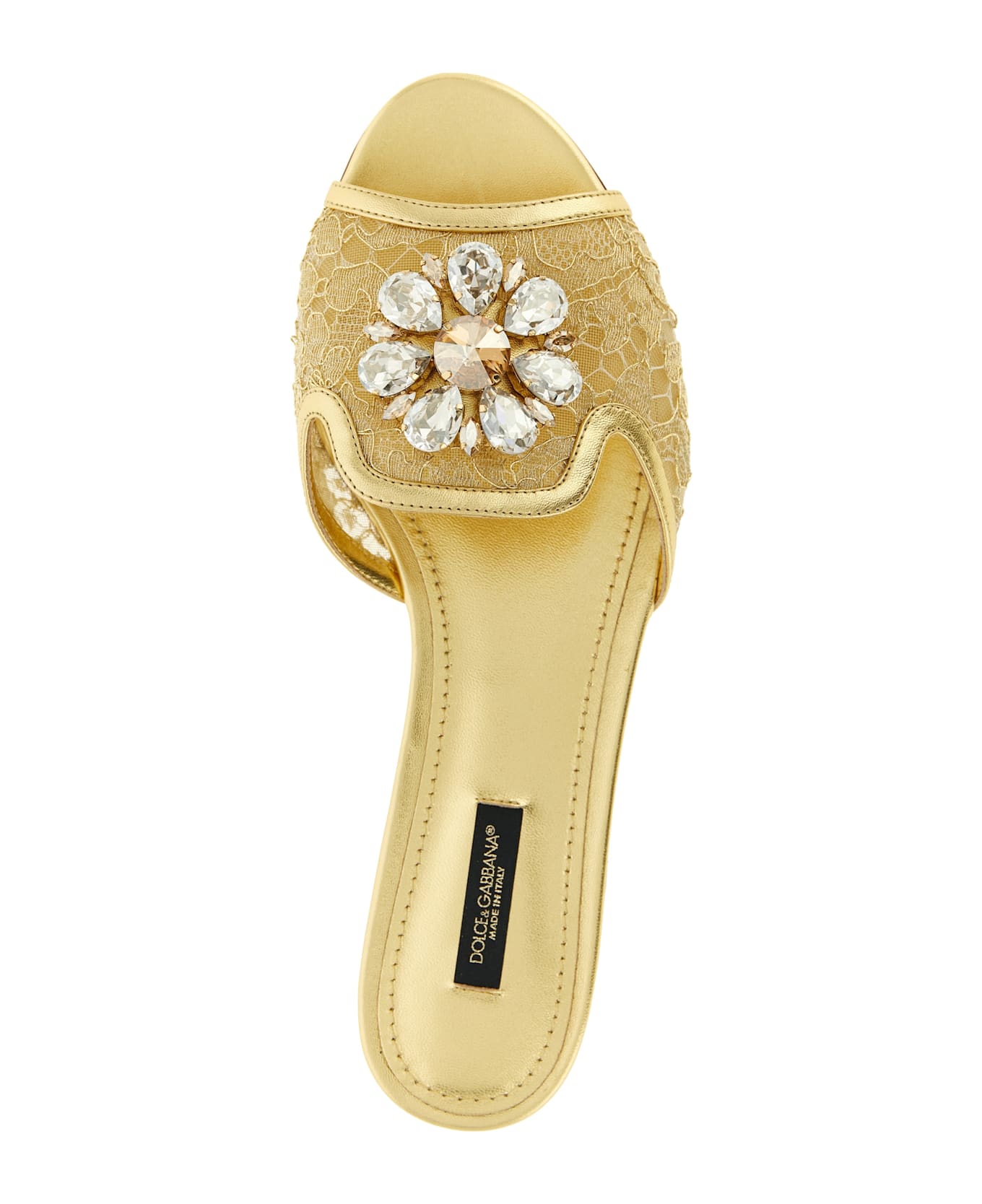 Dolce & Gabbana 'taormina' Sandals - Gold