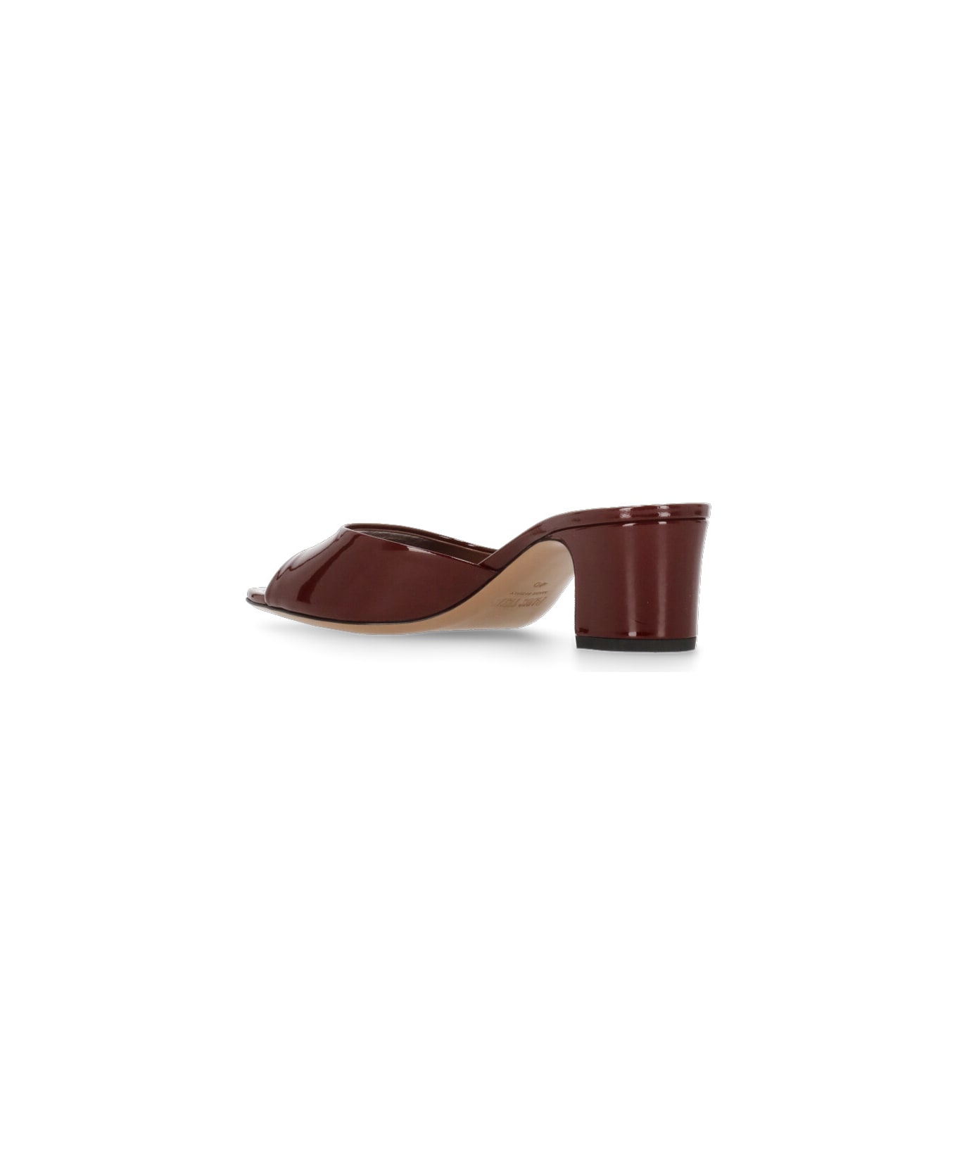 Paris Texas Lara Mule Shoes - Bordeaux