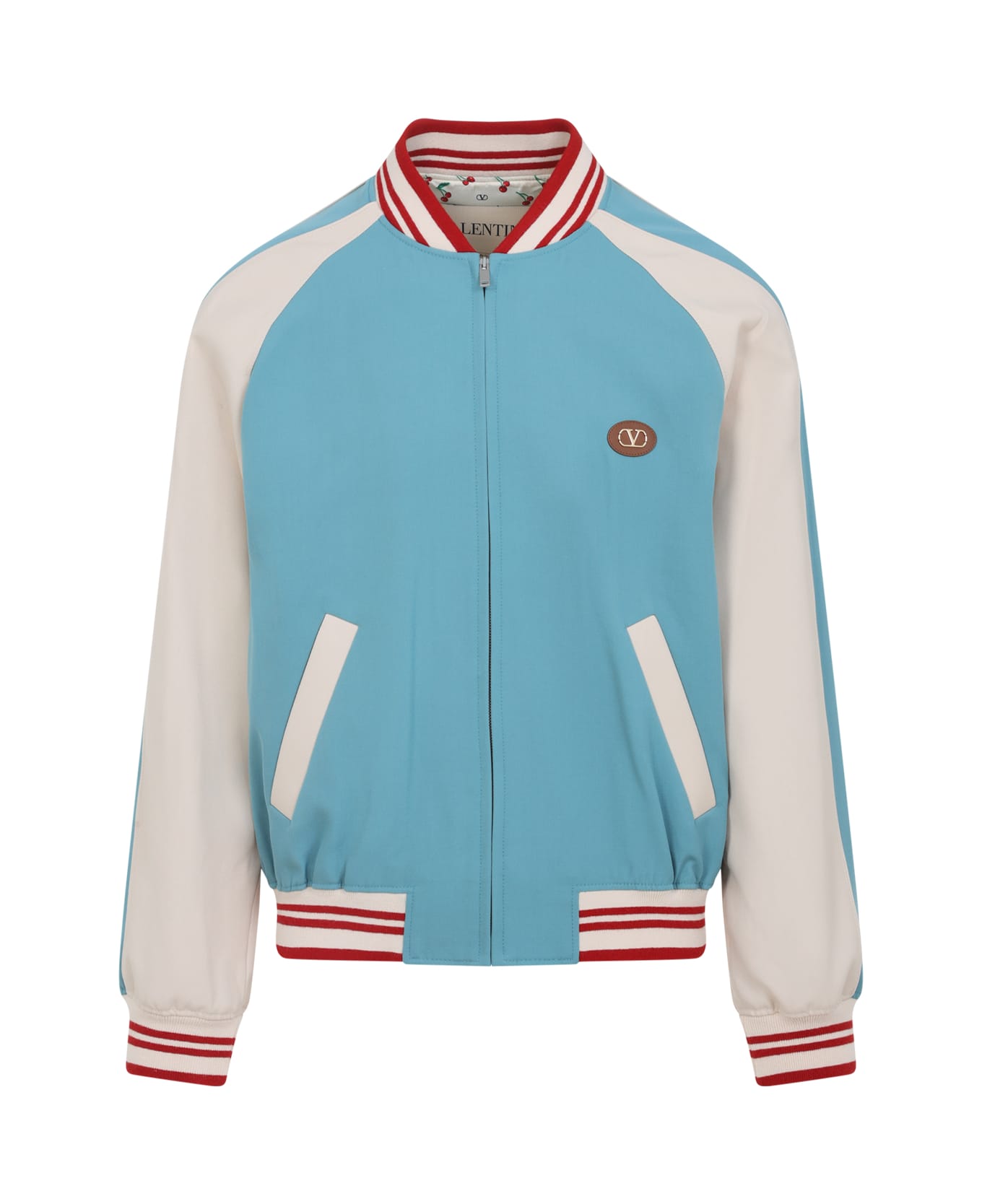 Valentino Viscose Jacket - Dya Blu Lake Burro