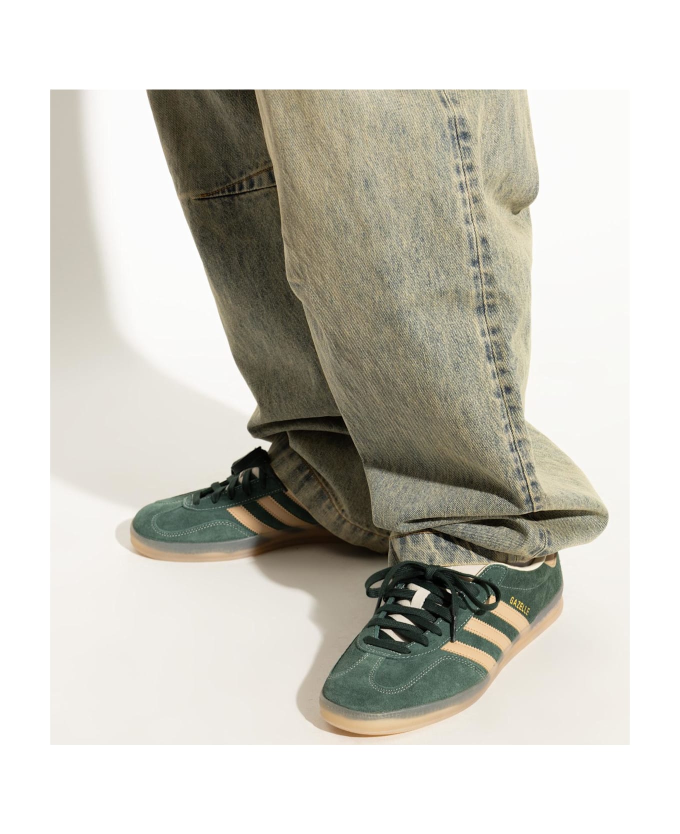 Adidas Originals Gazelle Indoor Sneakers - SHAGRN/WARSAN/WONWHI