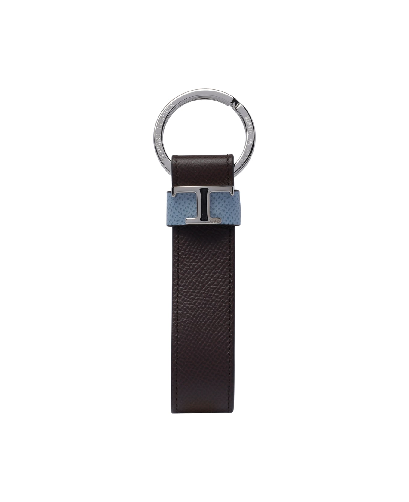 Tod's Logo Keyring - Brown