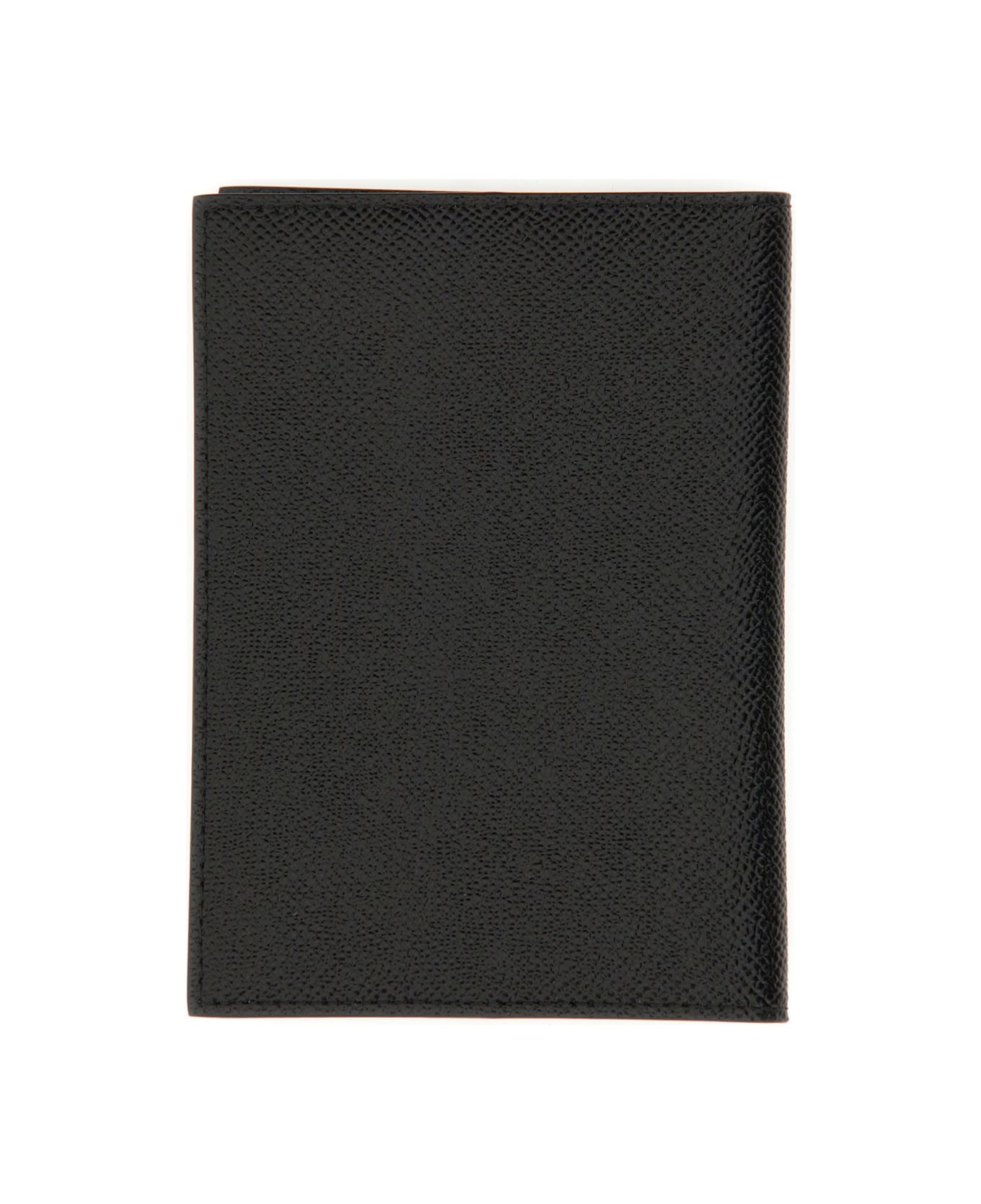 Dolce 
Gabbana Leather Passport Holder - BLACK