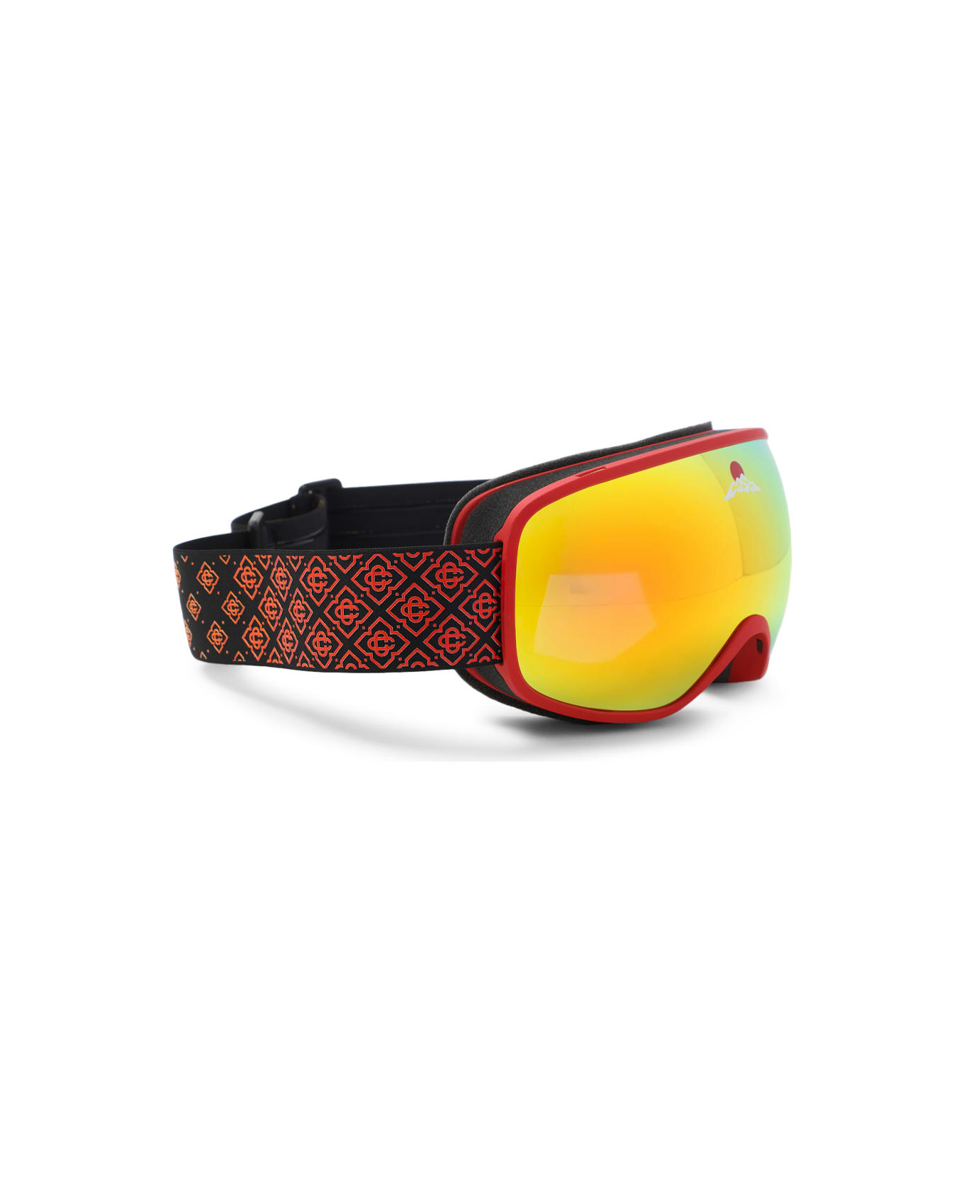 Casablanca Acetate Ski Goggles - Red Orange