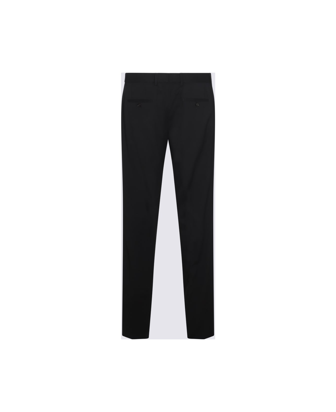 Dolce & Gabbana Black Wool Pants - Nero