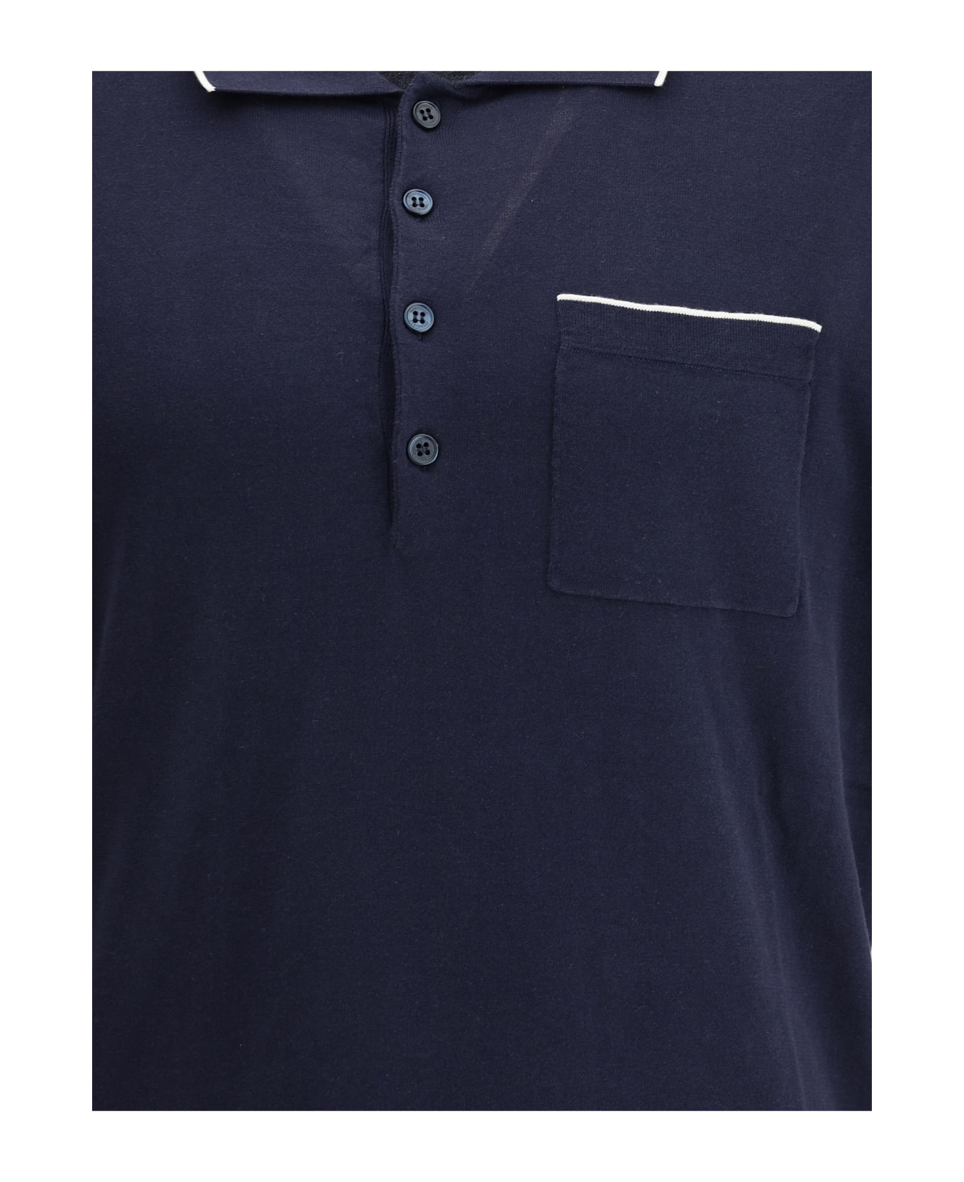 Brunello Cucinelli Polo Shirt Whit Pocket