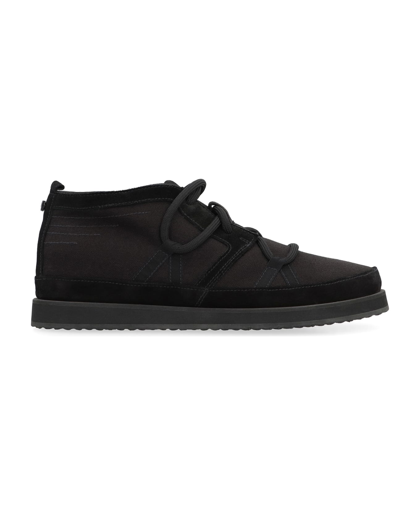 Volta Canvas Mid-top Sneakers - black