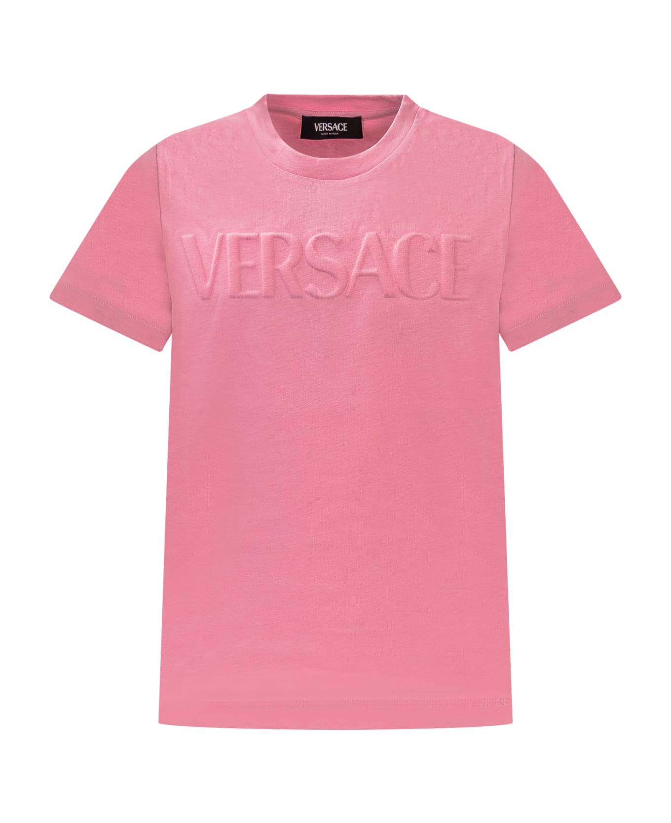 Young Versace T-shirt With Logo - TUTU PINK