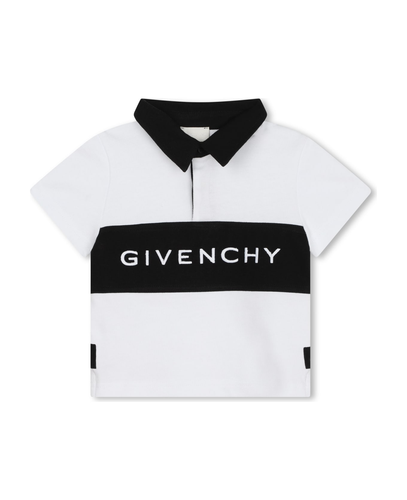 Givenchy Polo Con Ricamo - White