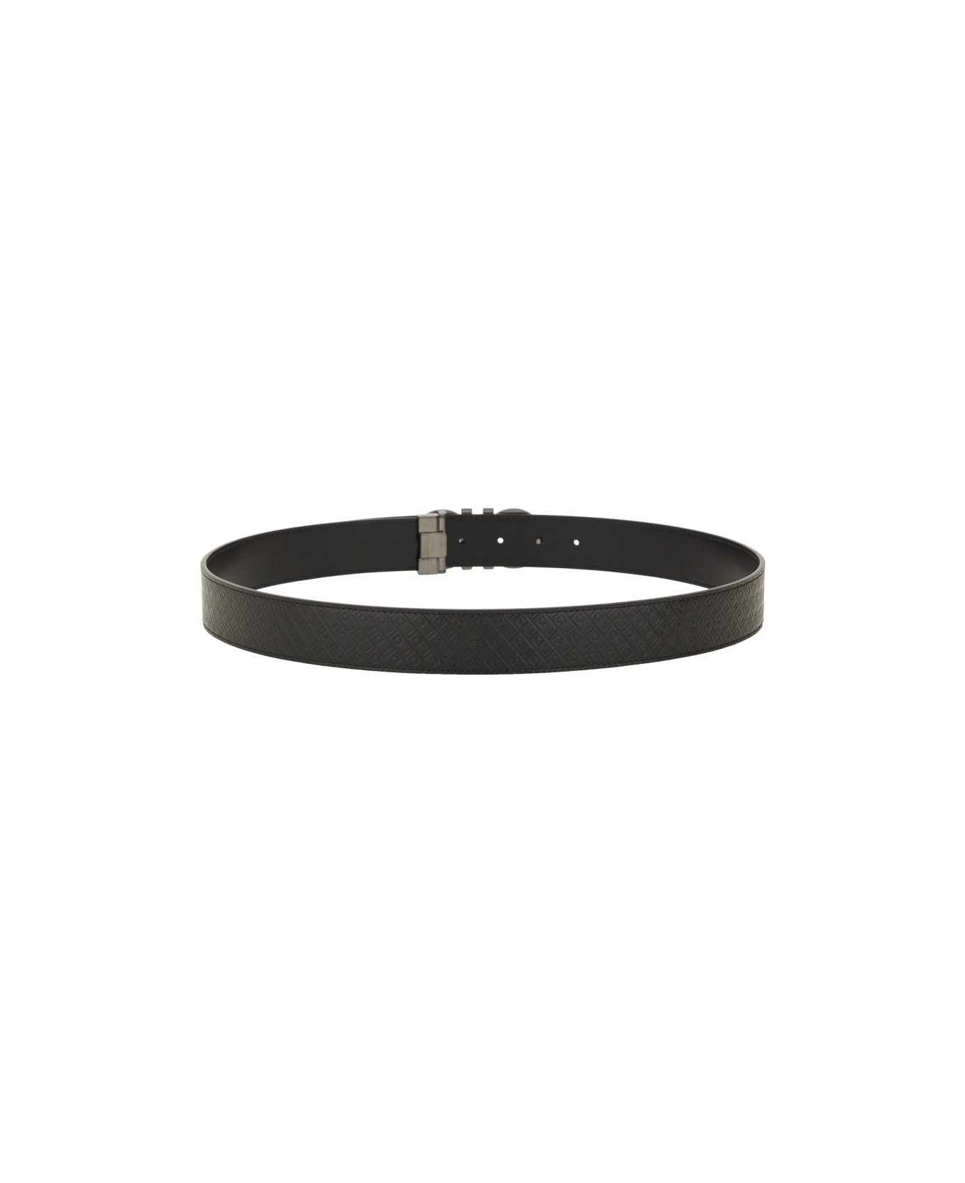Ferragamo Reversible "hooks" Belt - BLACK