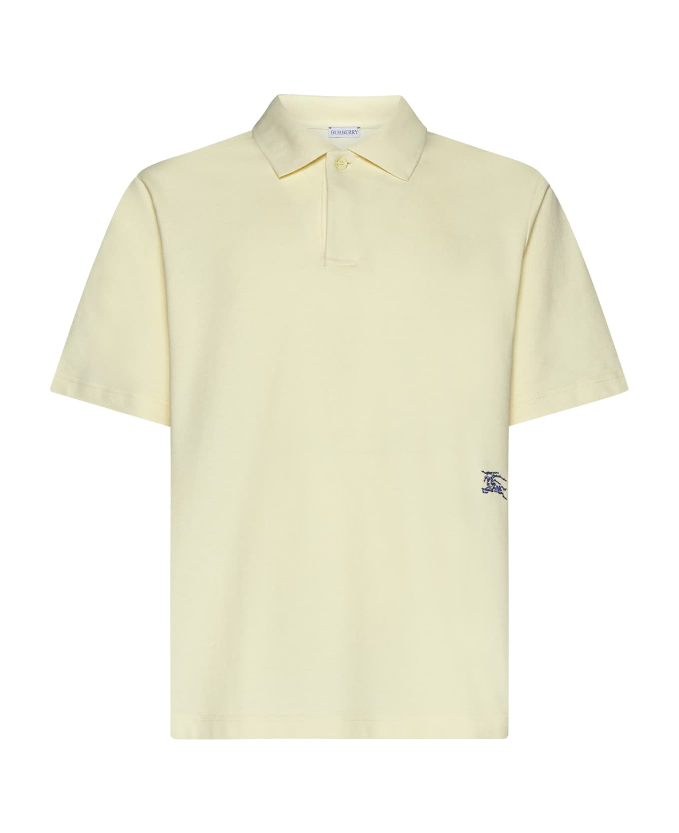 Burberry Logo Embroidered Polo Shirt - Sherbet