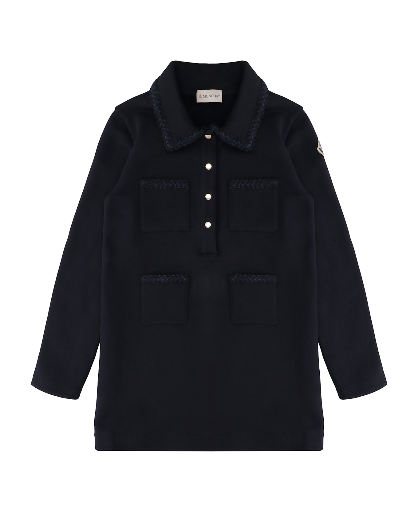 Moncler Cotton Shirtdress - blue