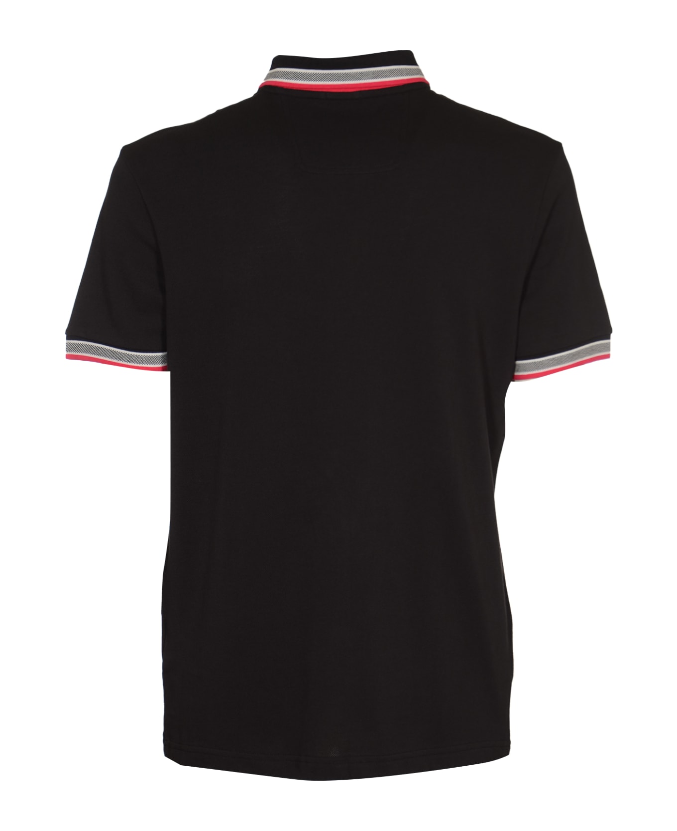 Hugo Boss Short-sleeved Cotton-piquet Polo Shirt - Black