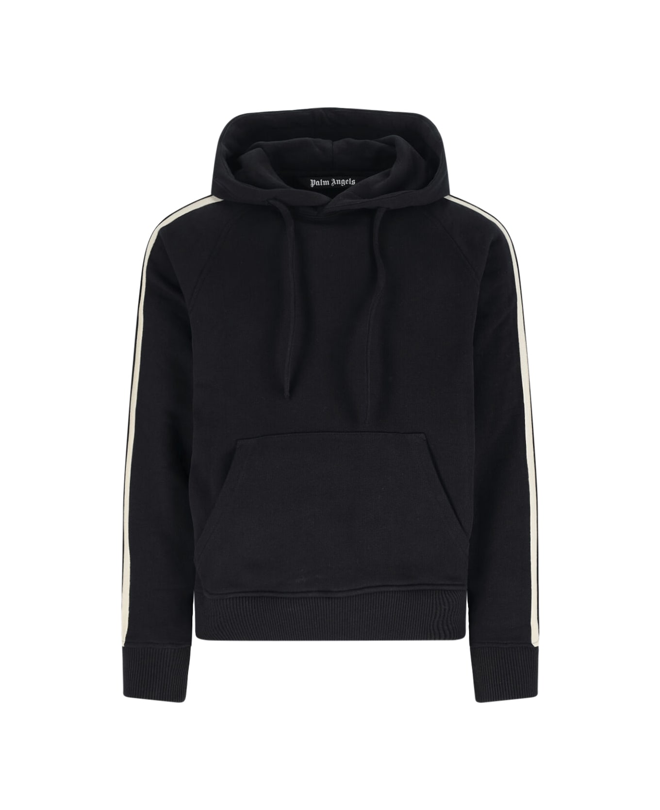 Palm Angels Logo Hoodie - Black  