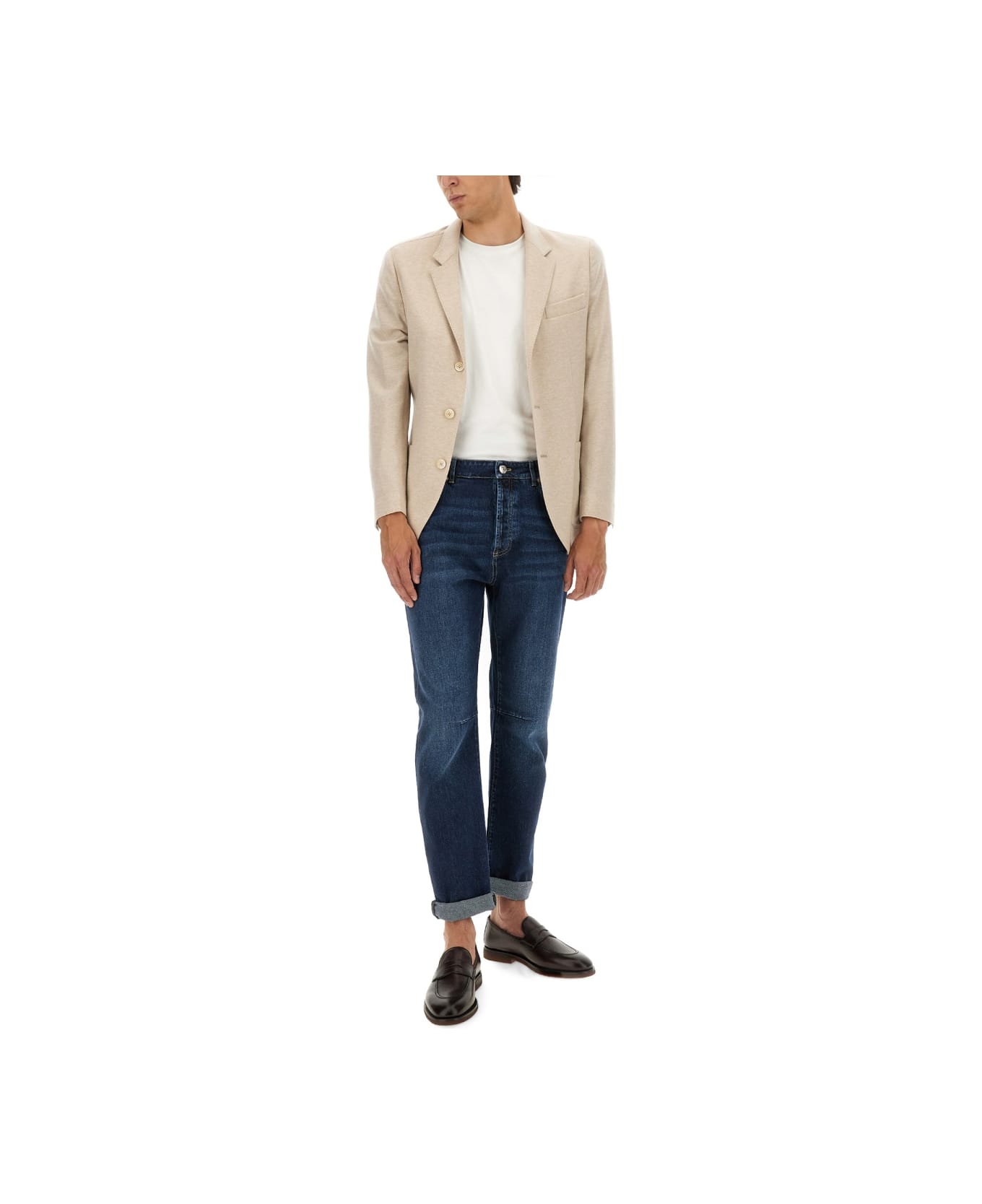 Brunello Cucinelli Leisure Fit Jeans - DENIM