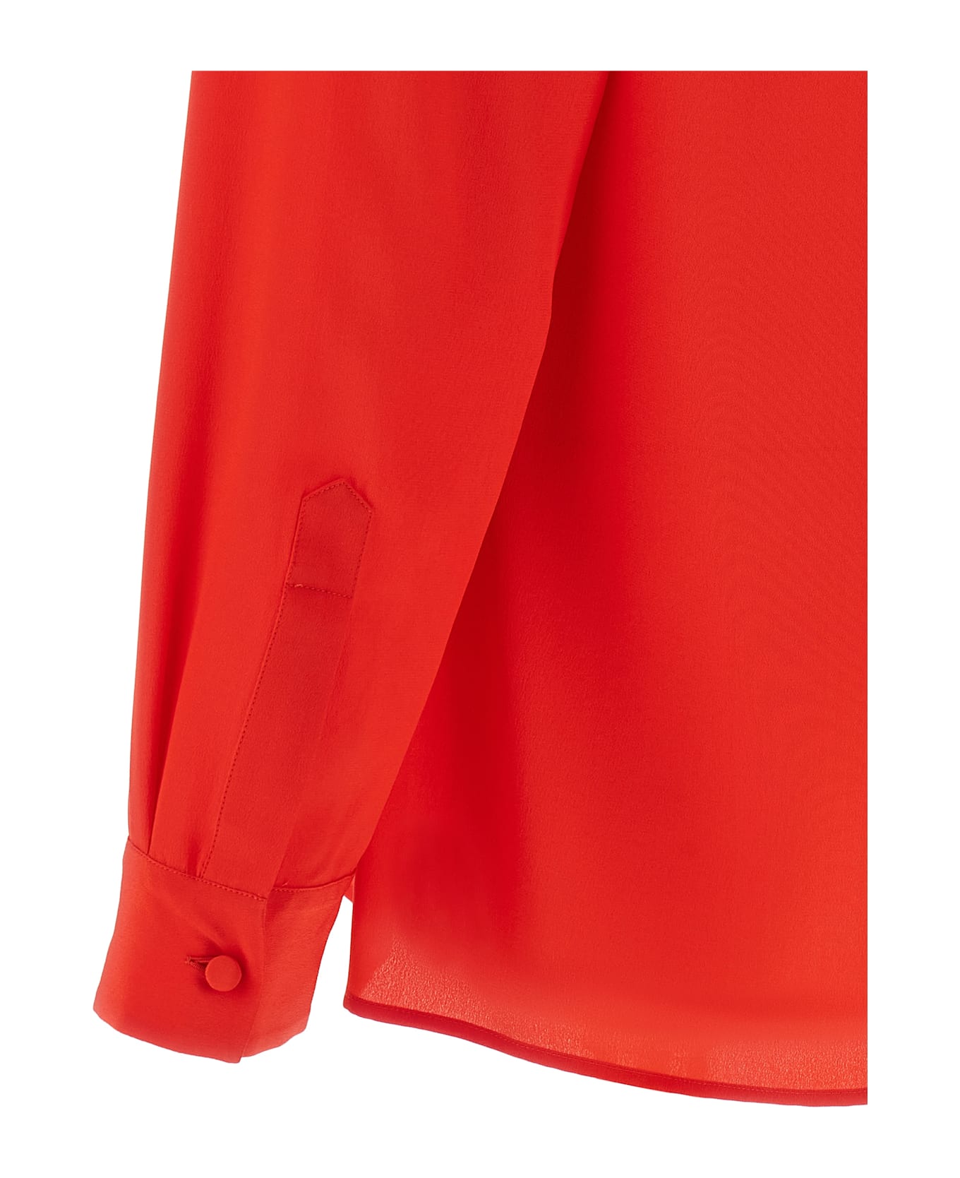 Valentino Garavani Silk Shirt - Red