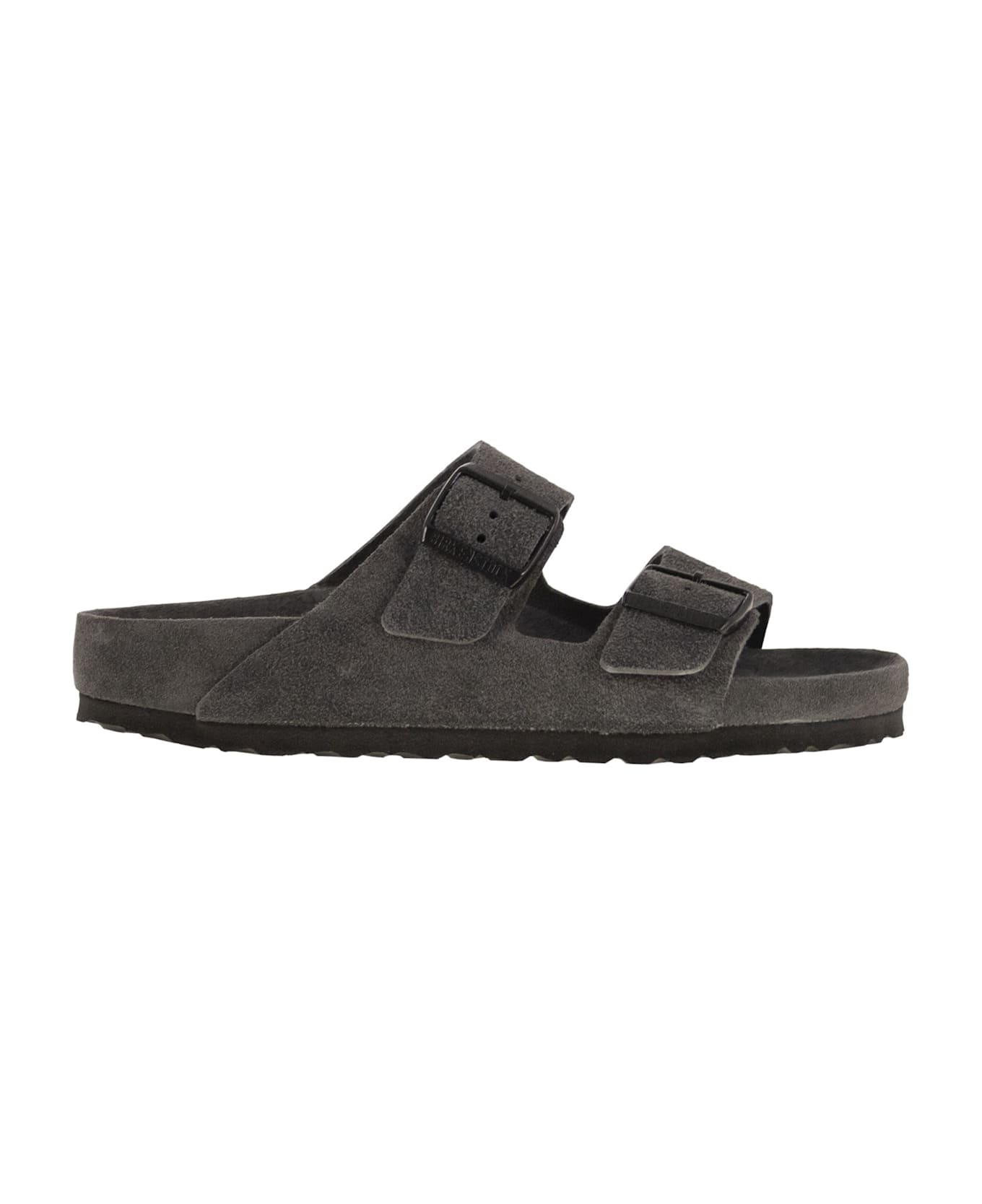 Birkenstock Arizona Exquisite - Slipper With Double Buckle - GREY