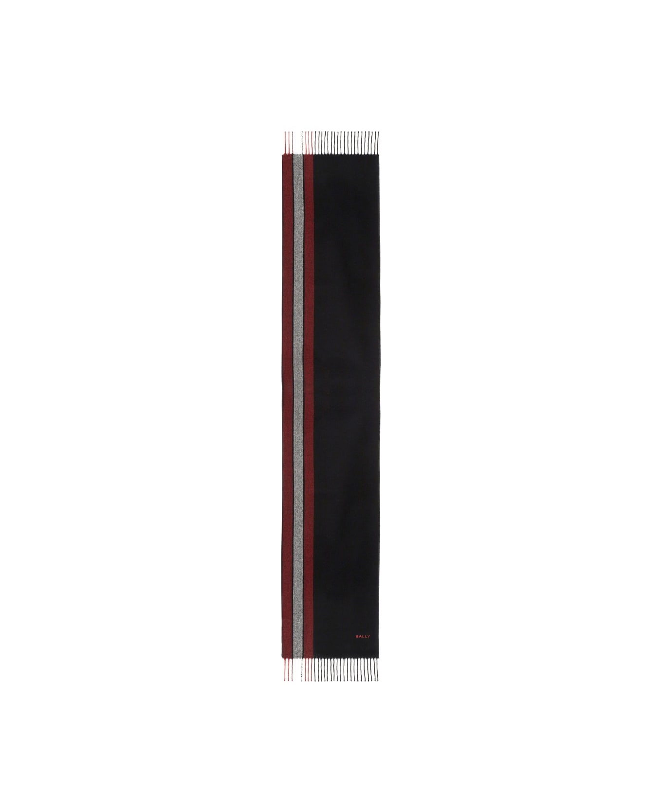 Bally Scarf With Logo - BLACK