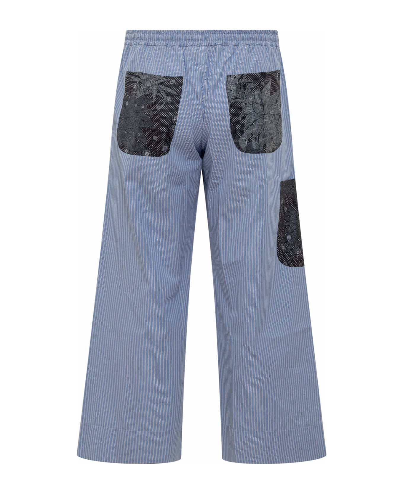 Pierre-Louis Mascia Cotton And Silk Pants - AZZURRO