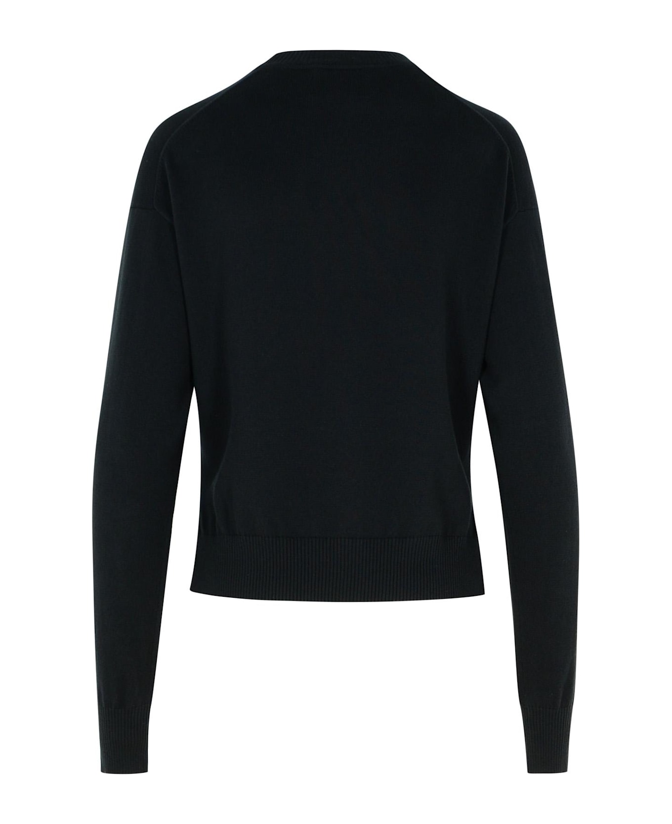 M05CH1N0 Jeans Black Cotton Sweater - Black