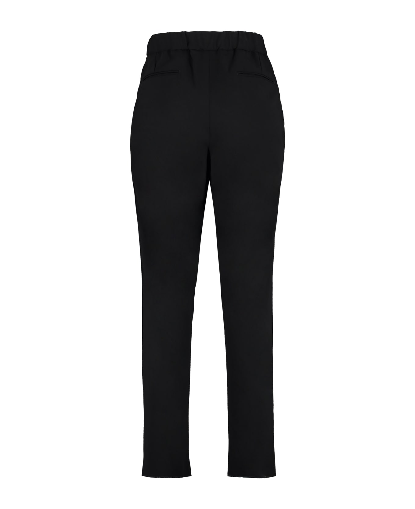 Giorgio Armani Wool Tailored Trousers - Black