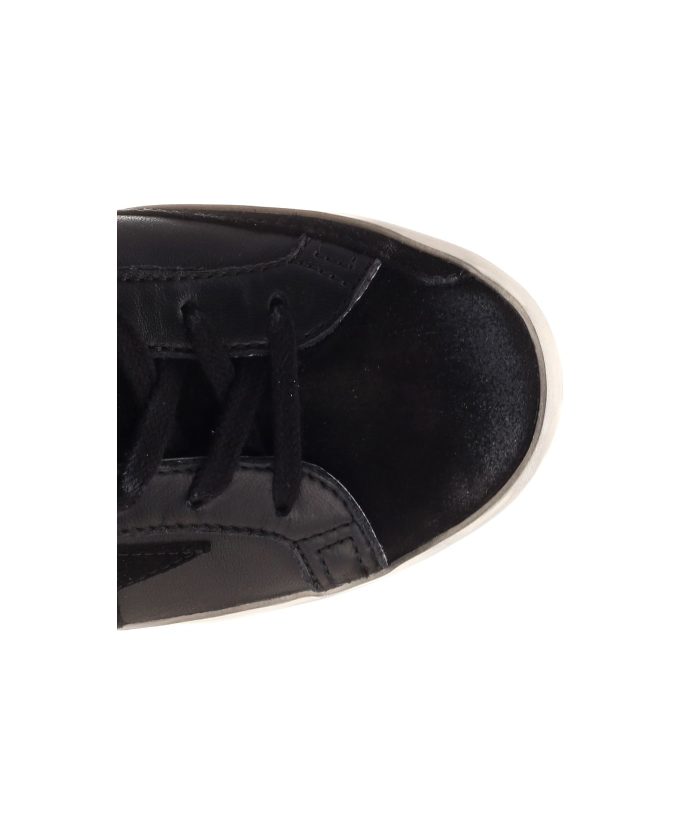 Golden Goose 'super-star' Sneakers - BLACK