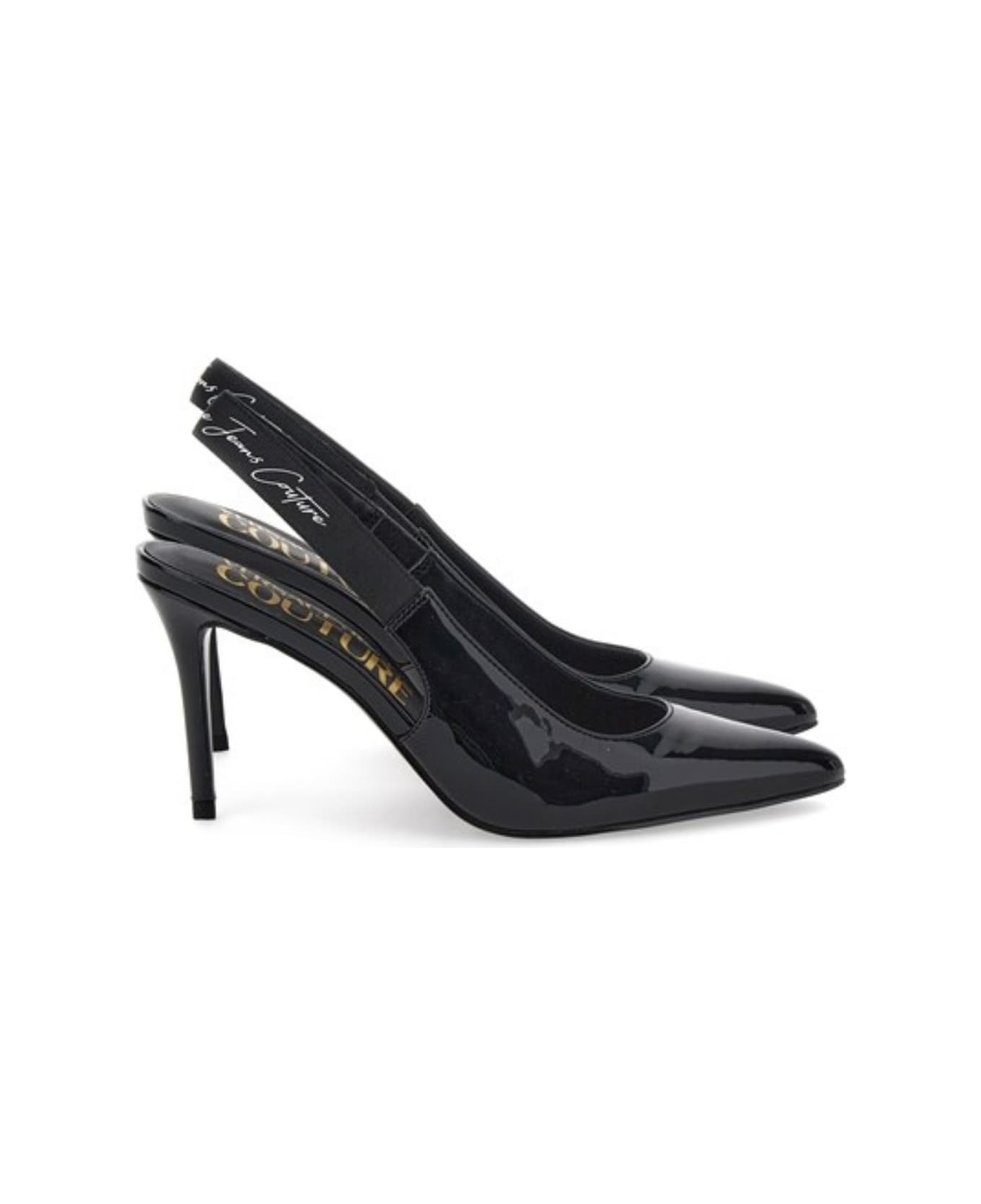 Versace Jeans Couture Flat Shoes - Black