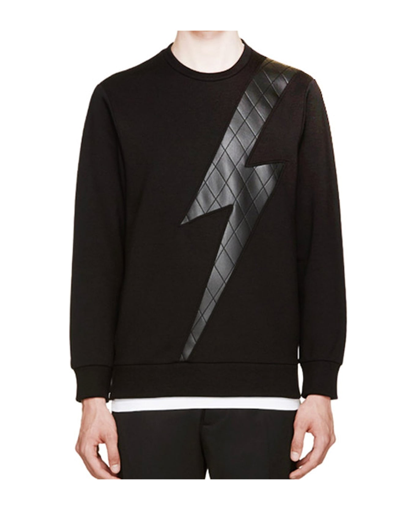 Neil Barrett Flash Design Sweatshirt - Black