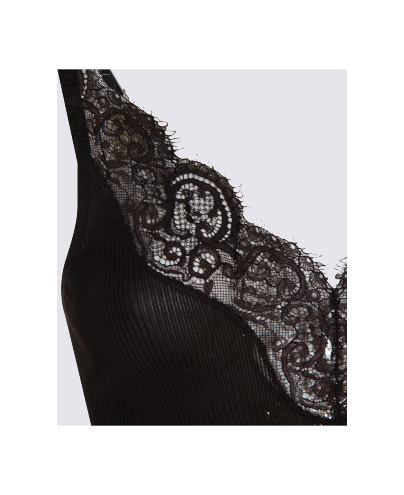 Saint Laurent Black Silk Top - EBENE