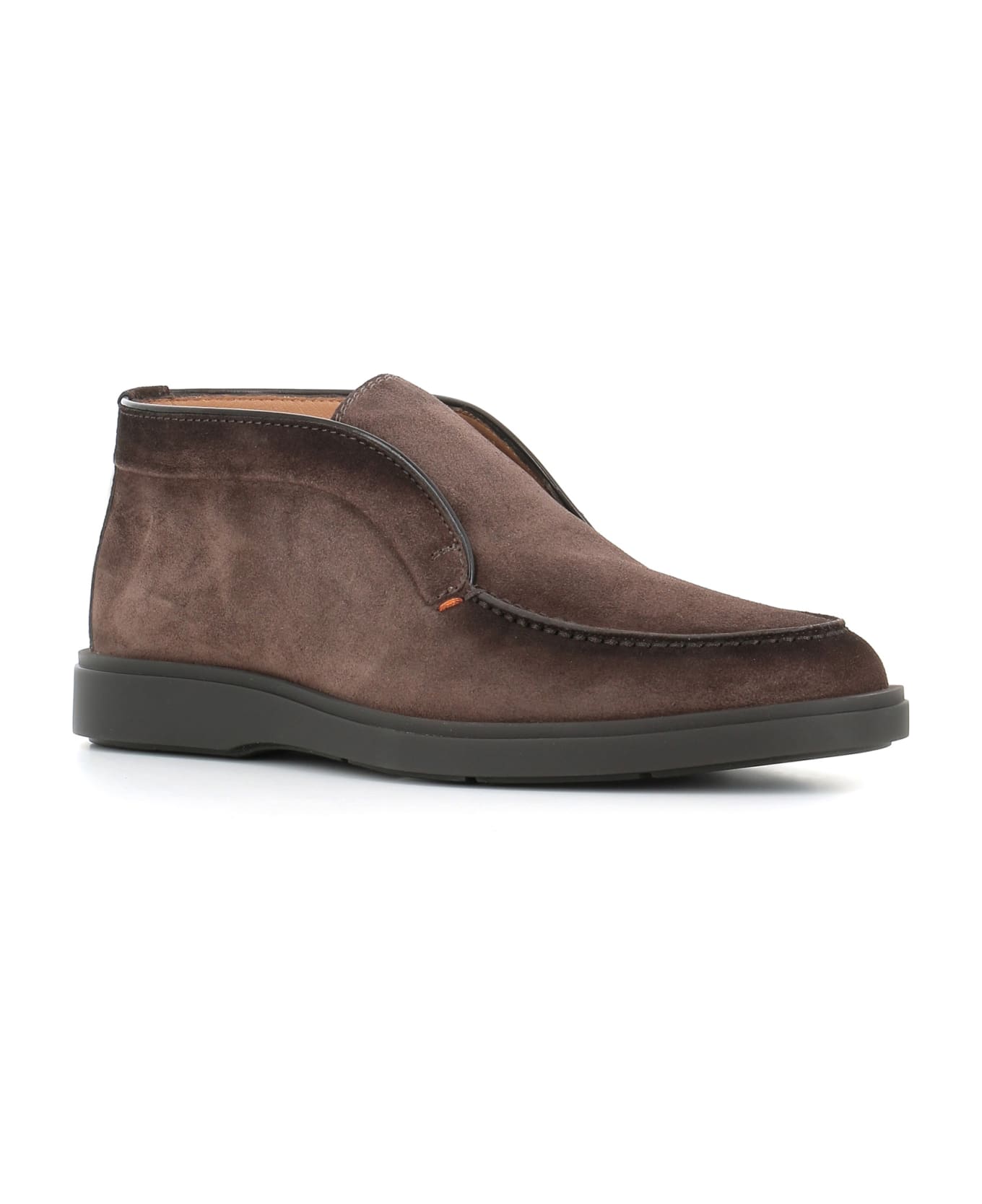 Santoni Suede Ankle Boots - Brown