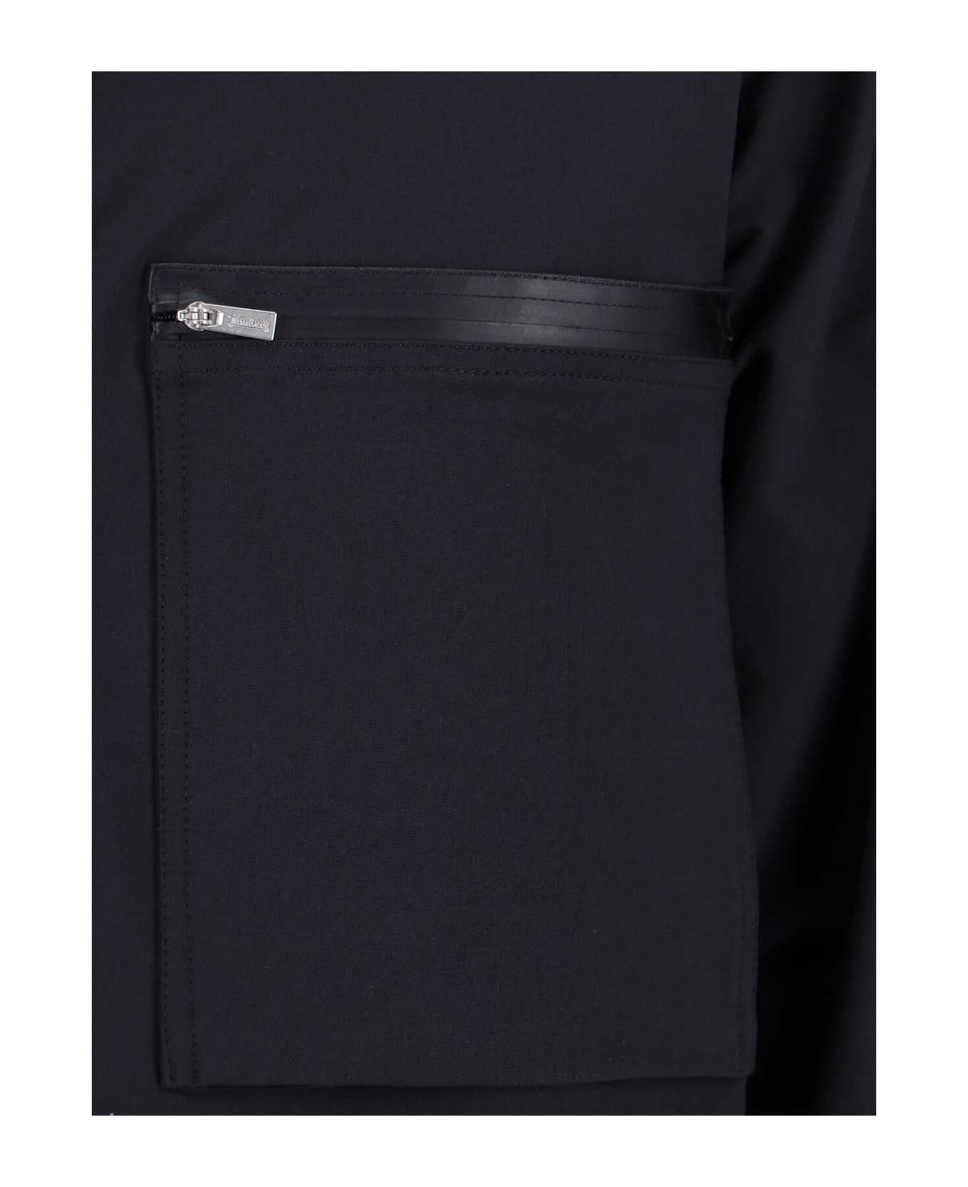 Herno Laminar "comfort Tech" Shirt Jacket - Black  