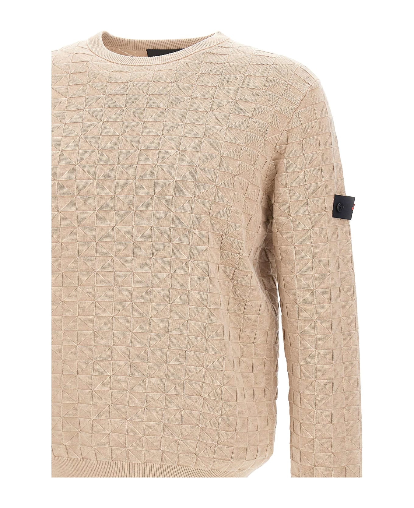 Peuterey "omnium" Cotton Sweater - BEIGE