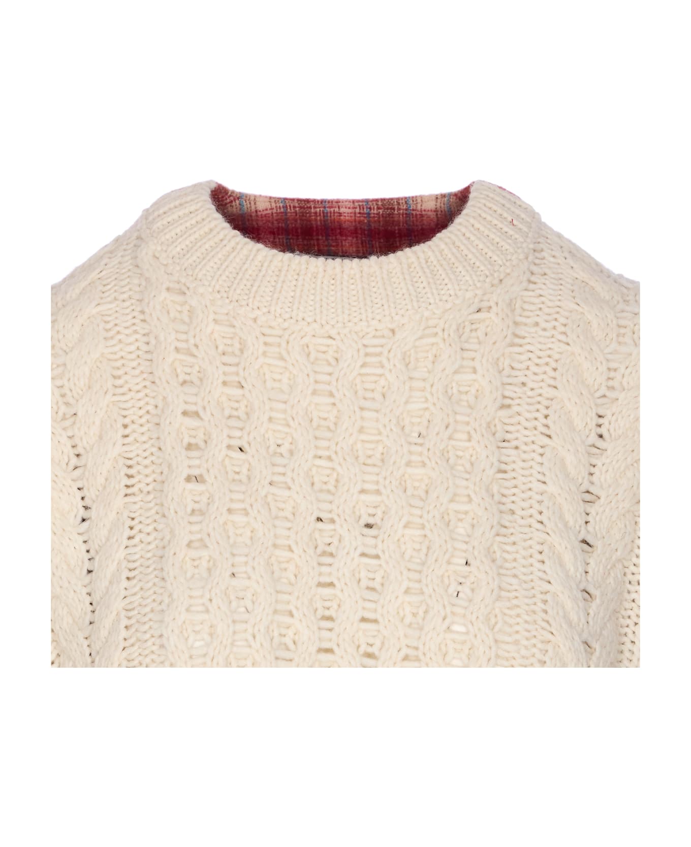 Essentiel Antwerp Iface Sweater - White