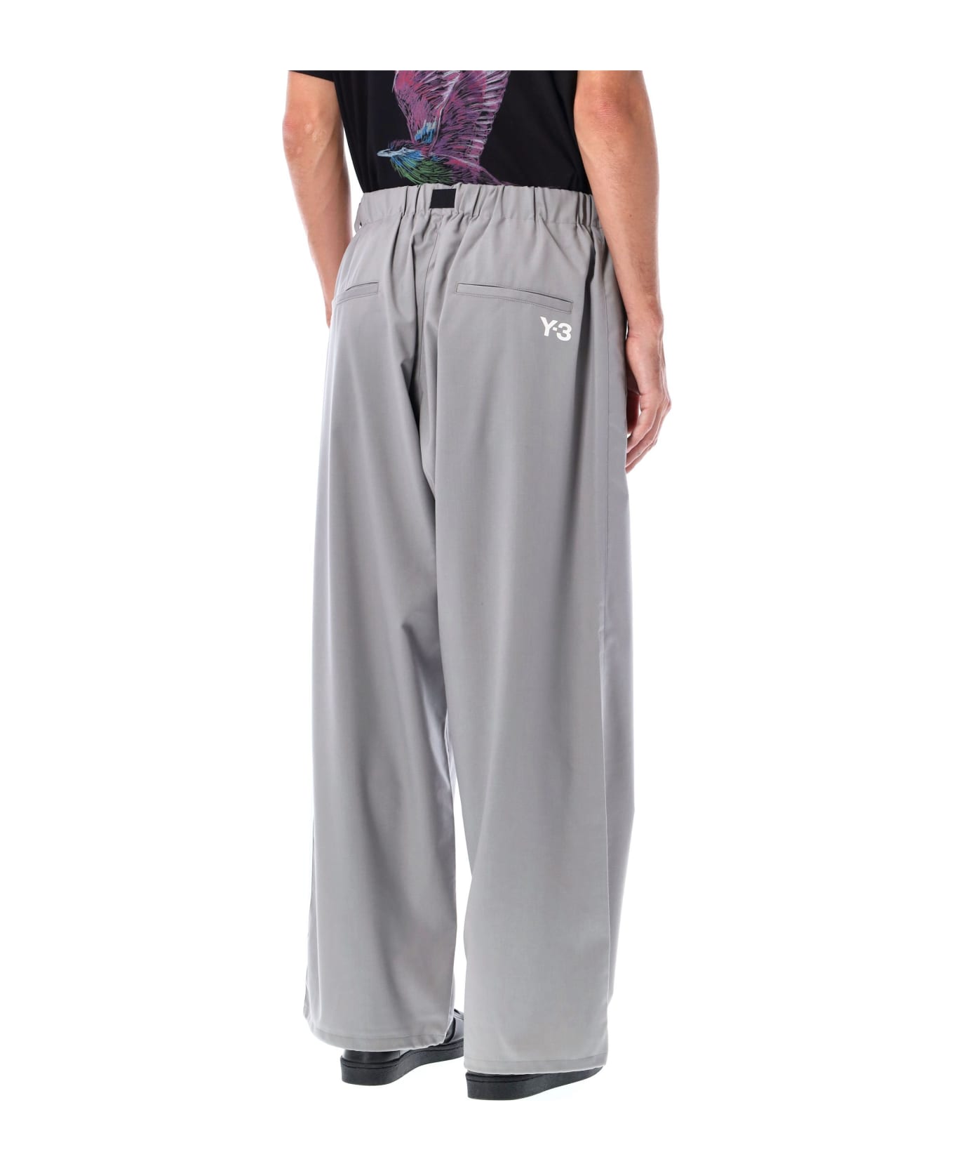 Y-3 Wool Track Pants - GREY