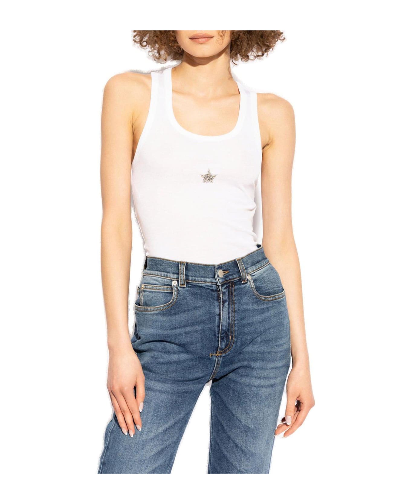 Stella McCartney Star-embellished Tank Top - White