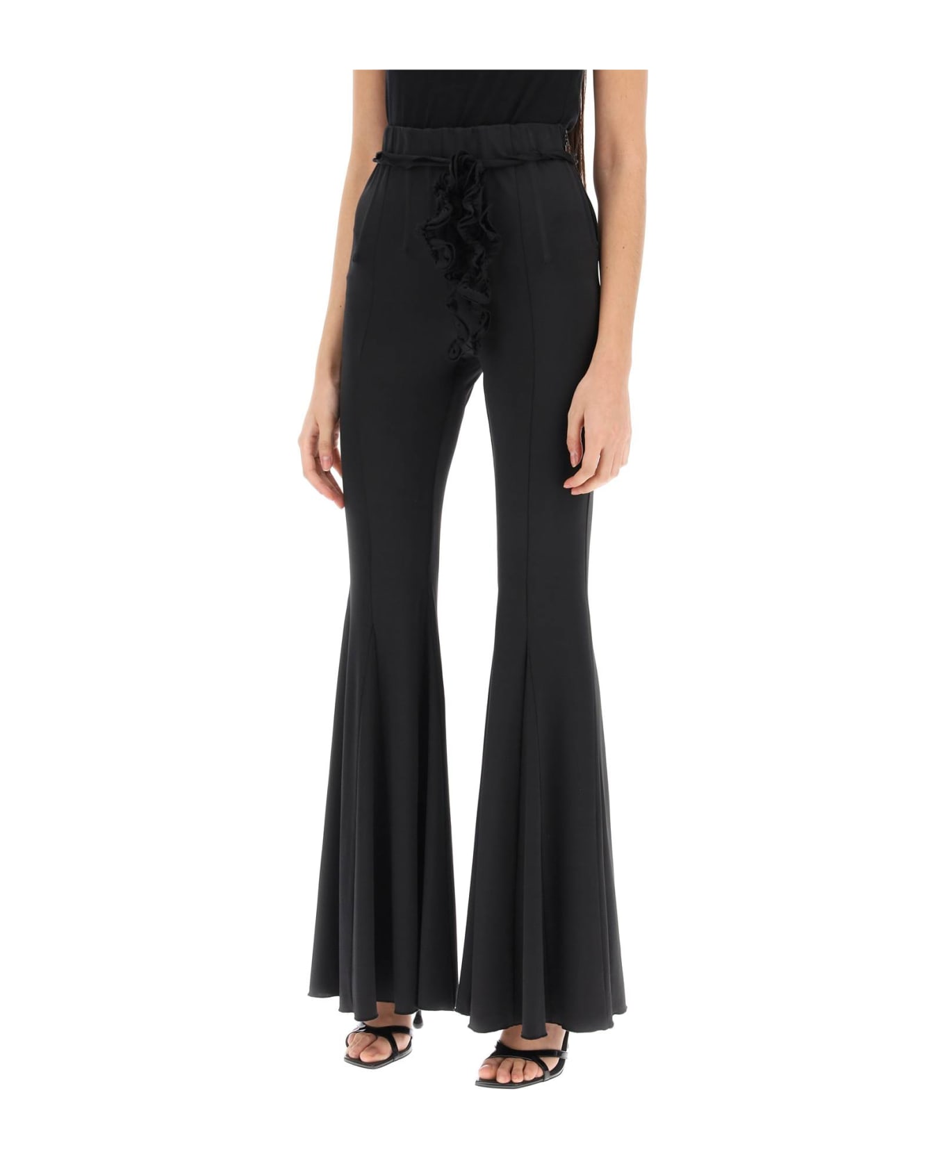 Rotate by Birger Christensen Flared Pants - BLACK (Black)