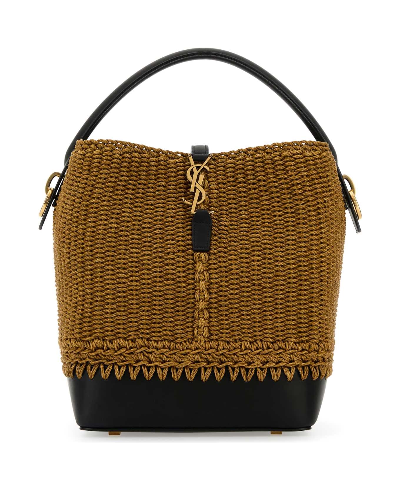 Saint Laurent Raffia Le 37 Bucket Bag - RAFFIA