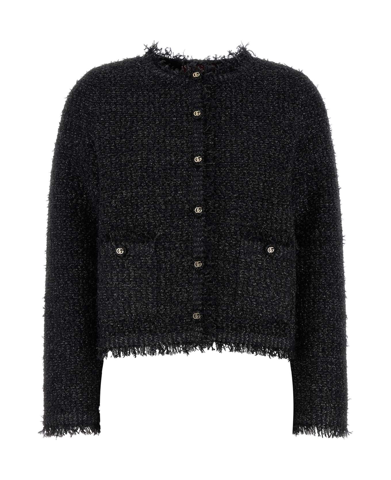 【送料&関税込】Gucci Black Viscose Blend Cardigan GUCCI Black Viscose Cardigan New & Authentic | eBay