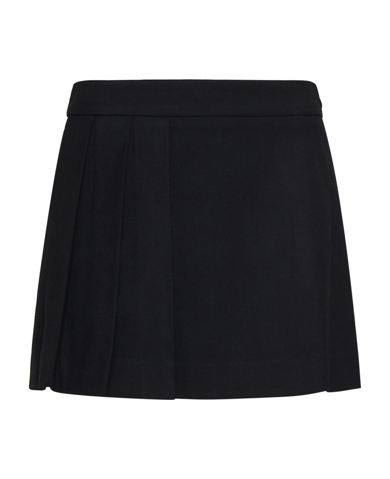 スカート PAROSH Women Skirts D620997PL White WOMAN PAROSH WHITE COTTON SKIRT