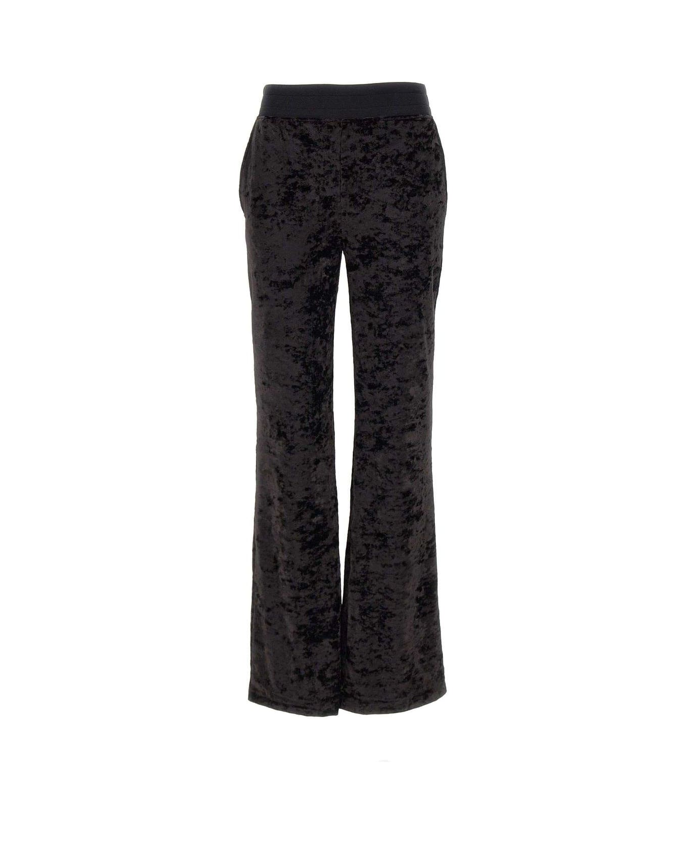 M05CH1N0 Jeans Jeans Mid-waisted Velvet Trousers