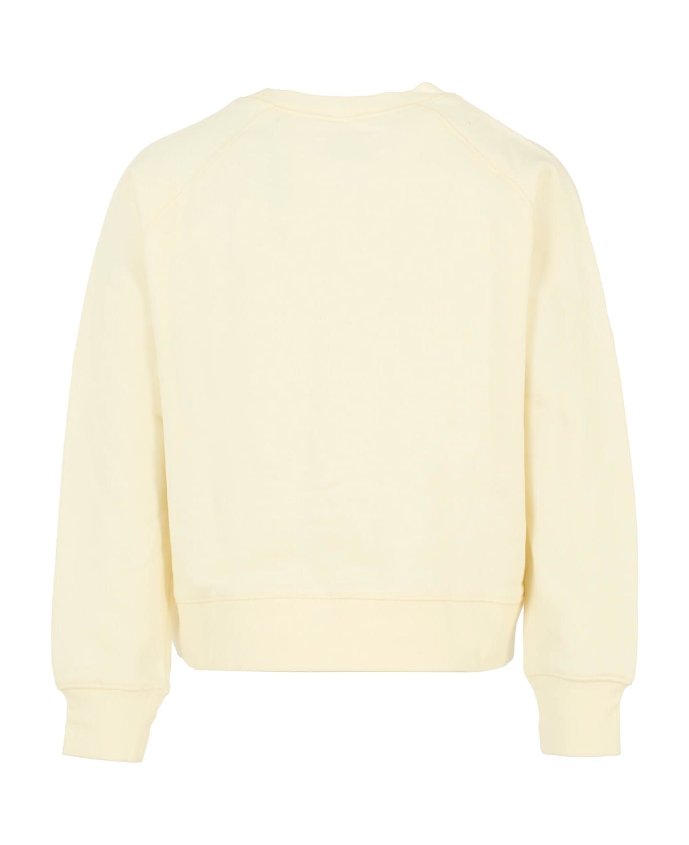 Zadig & Voltaire Ivory Sweatshirt For Girl With Logo - Ivory