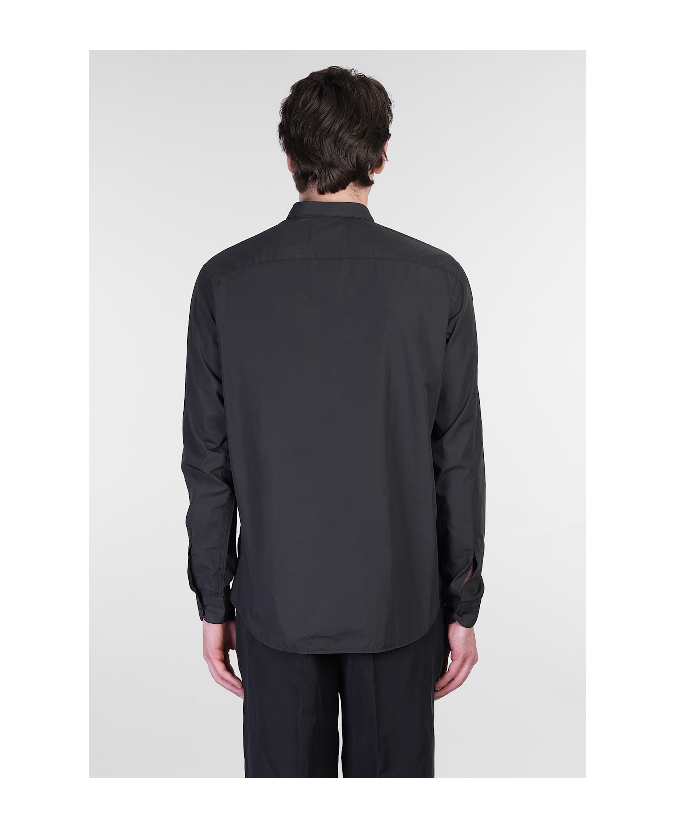 costumein Domenico Shirt In Black Cotton - black