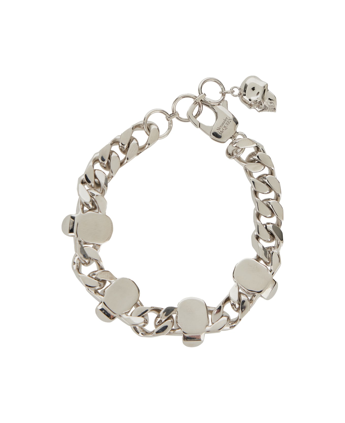 Alexander McQueen Skull Chain Bracelet - Metallic