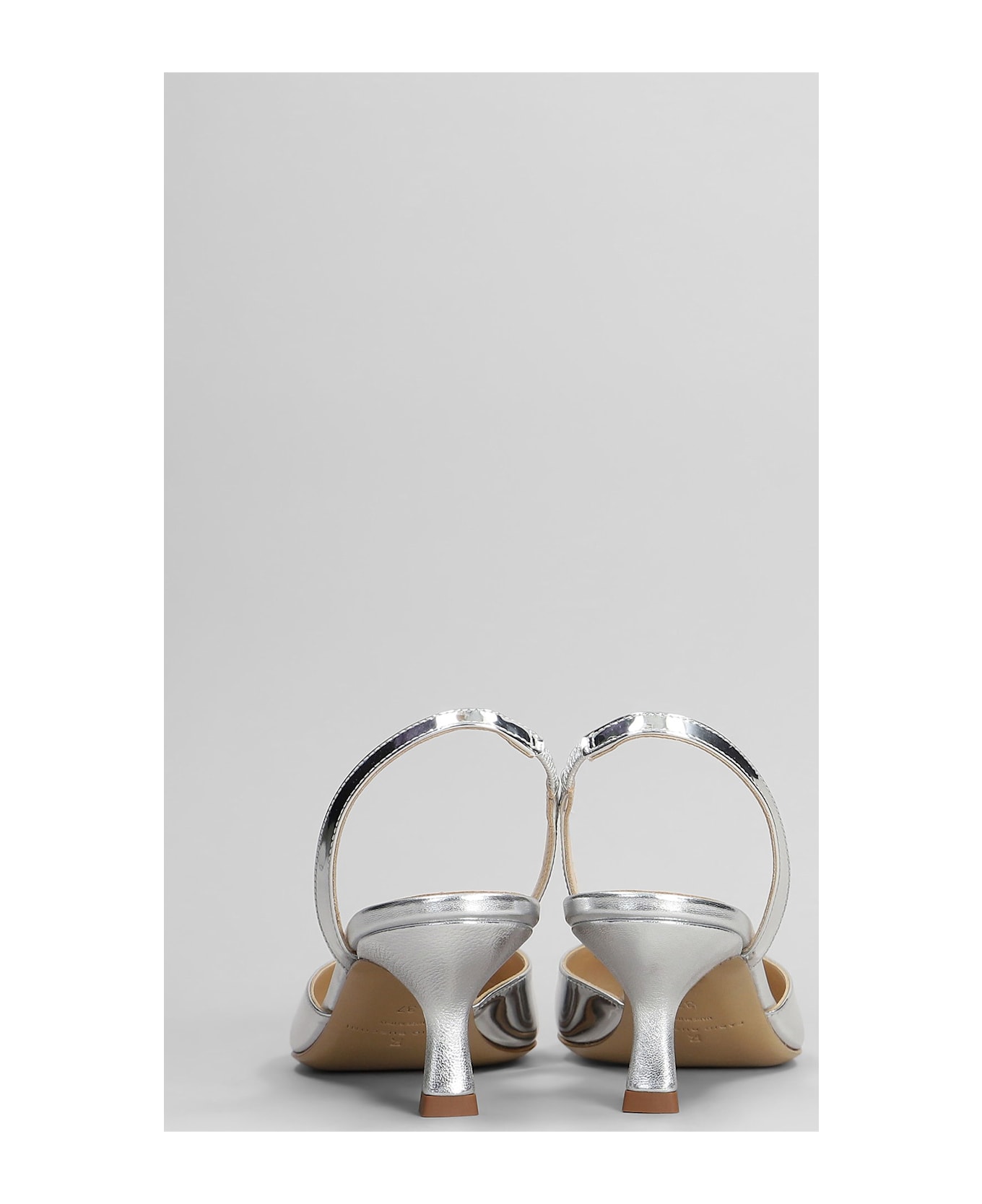 Fabio Rusconi Sandals In Silver Leather - silver