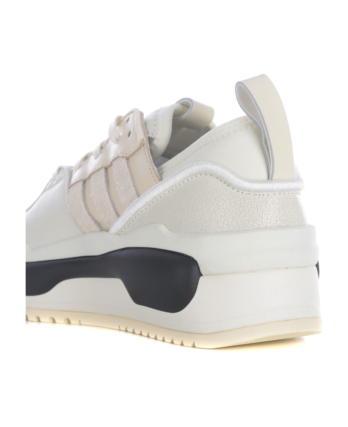Y-3 Sneakersy-3 "rivarly" In Smooth Leather - Off white