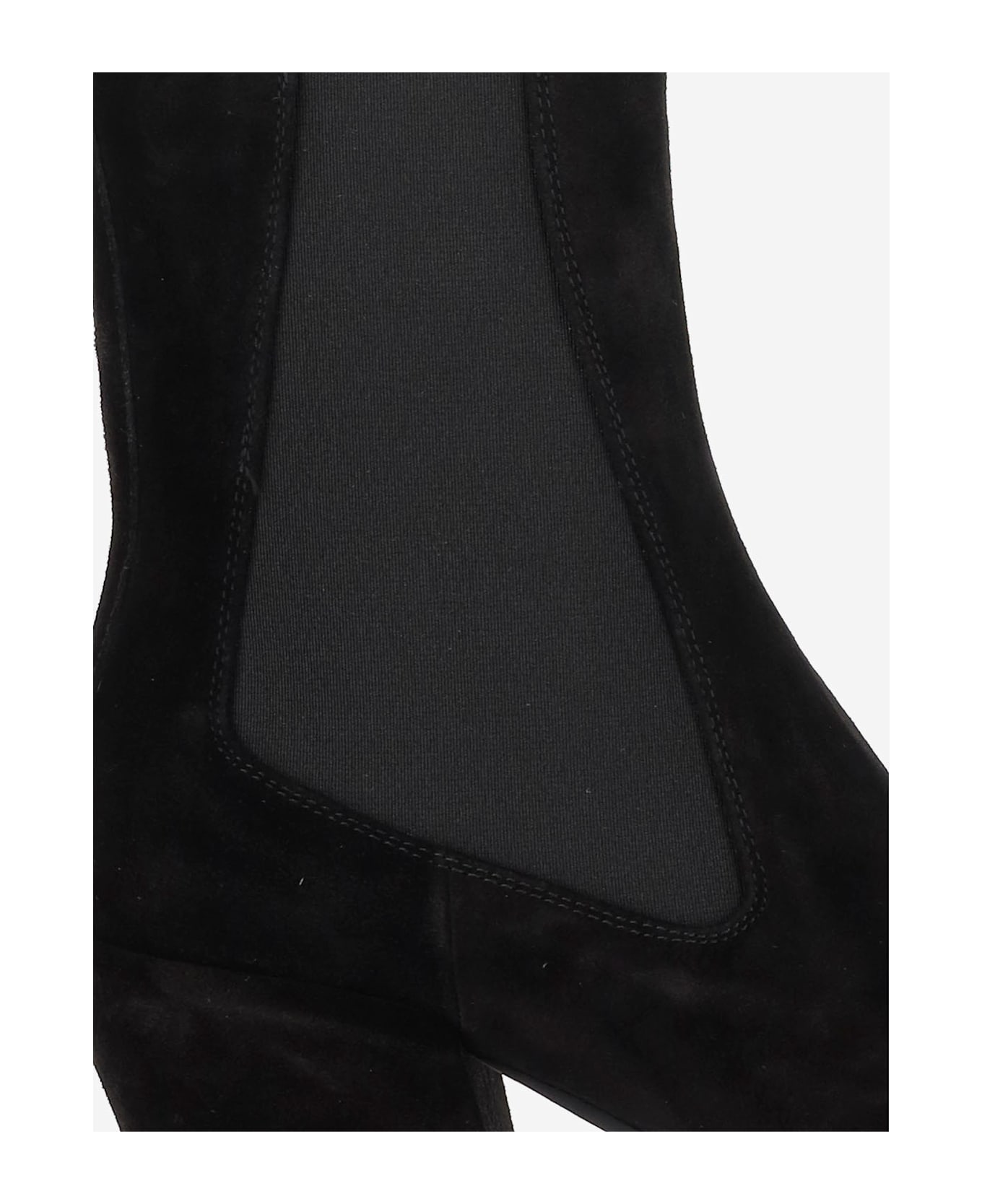 Paris Texas Bettina 50 Leather Ankle Boots - Black